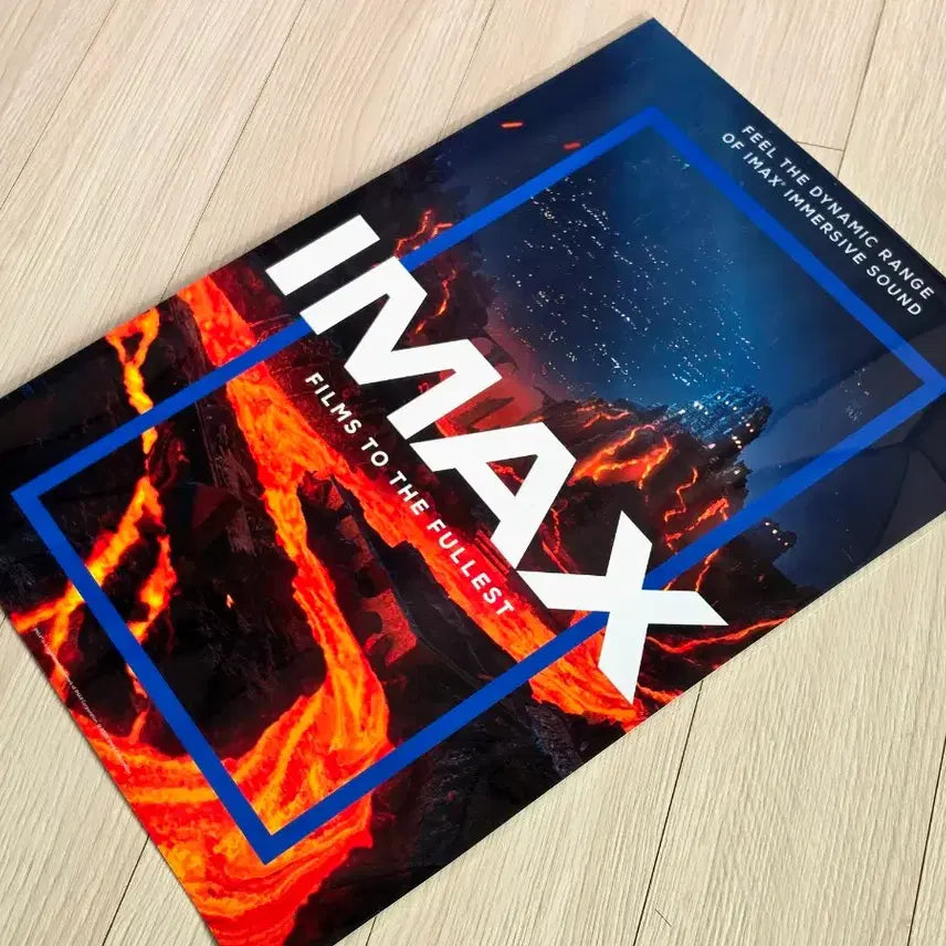 [BUNJANG] CGV Official IMAX Lava Version Special Commemorative Poster (A3) / [2021초희귀한정판]영화 CGV공식 IMAX 아이맥스 용암 버전 스페셜 기념 포스터(A3)
