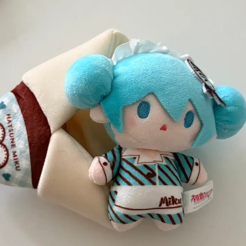[BUNJANG] Hatsune Miku Crepe Plush Mint Chocolate Ver. / 하츠네 미쿠 크레이프 봉제 누이 민트초코 판매합니다