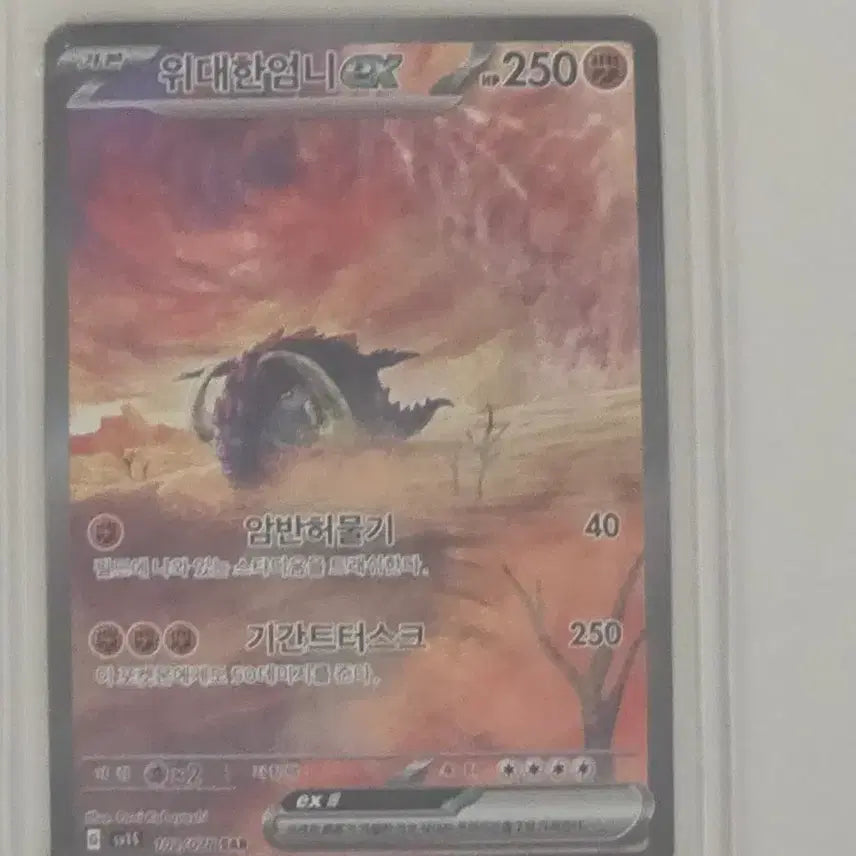 [BUNJANG] Great Mother EX SAR Pokemon Card / 포켓몬카드 위대한엄니 EX sar (마지막가격내림)