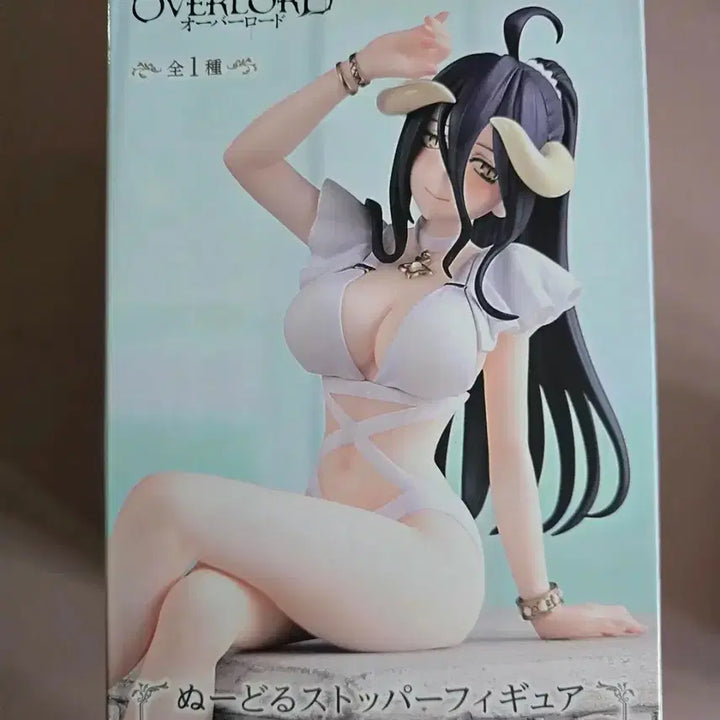 [BUNJANG] Albedo Swimsuit Ver. Noodle Stopper Figure / 후류 누들스토퍼 오버로드 알베도 수영복 버전 피규어