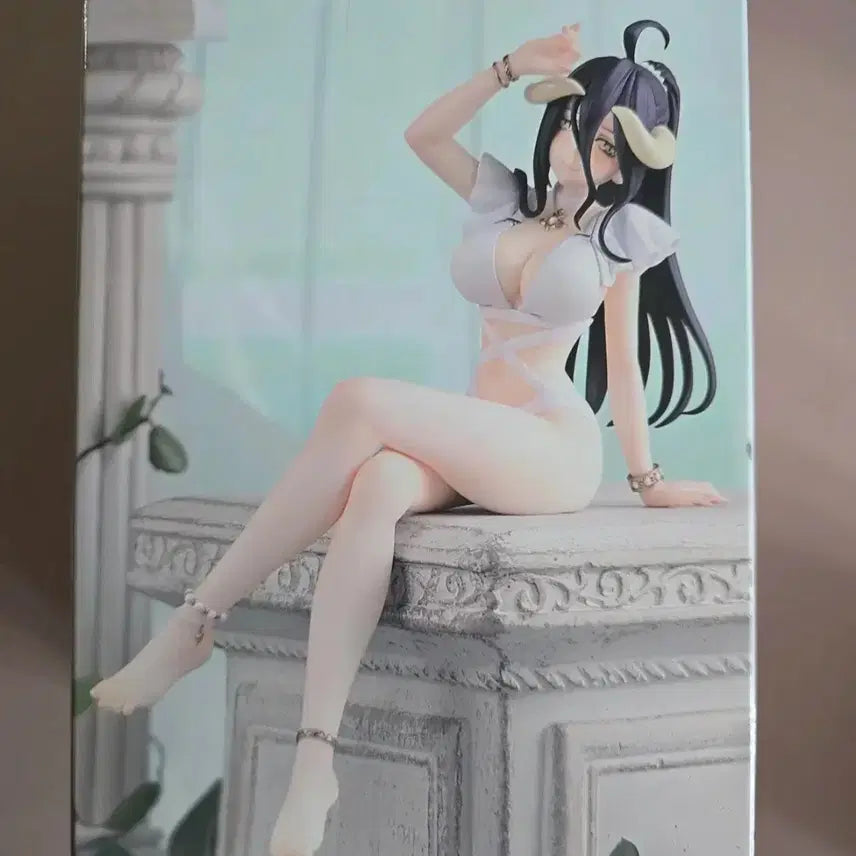 [BUNJANG] Albedo Swimsuit Ver. Noodle Stopper Figure / 후류 누들스토퍼 오버로드 알베도 수영복 버전 피규어