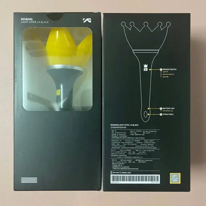 [BUNJANG] BIGBANG Official Lightstick V4 Black / 빅뱅 응원봉 v4