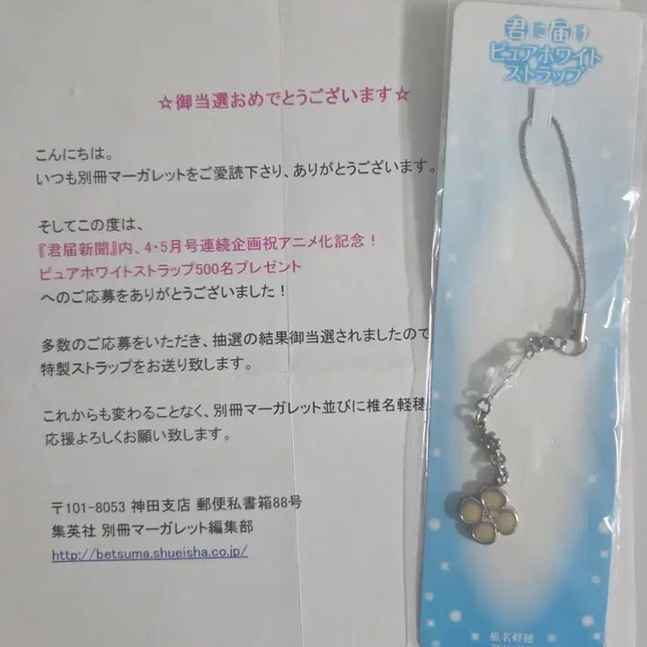 [BUNJANG] Kimi ni Todoke Sawako Strap Keychain / 너에게 닿기를 고전 사와코 스트랩 키링