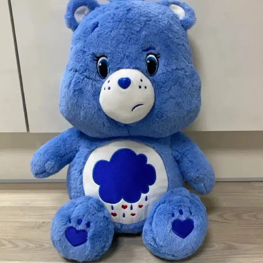 [BUNJANG] Care Bears Grumpy Bear Large Plush 56cm / 케어베어 그럼피 푸른곰 인형 56센치 대형