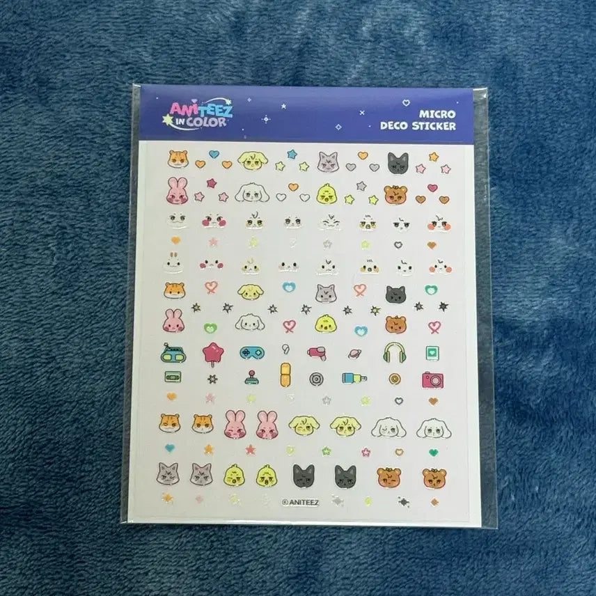 [BUNJANG] ATEEZ x ANITEEZ Mini Deco Sticker Set / 에이티즈 애니티즈 미니데코스티커 양도