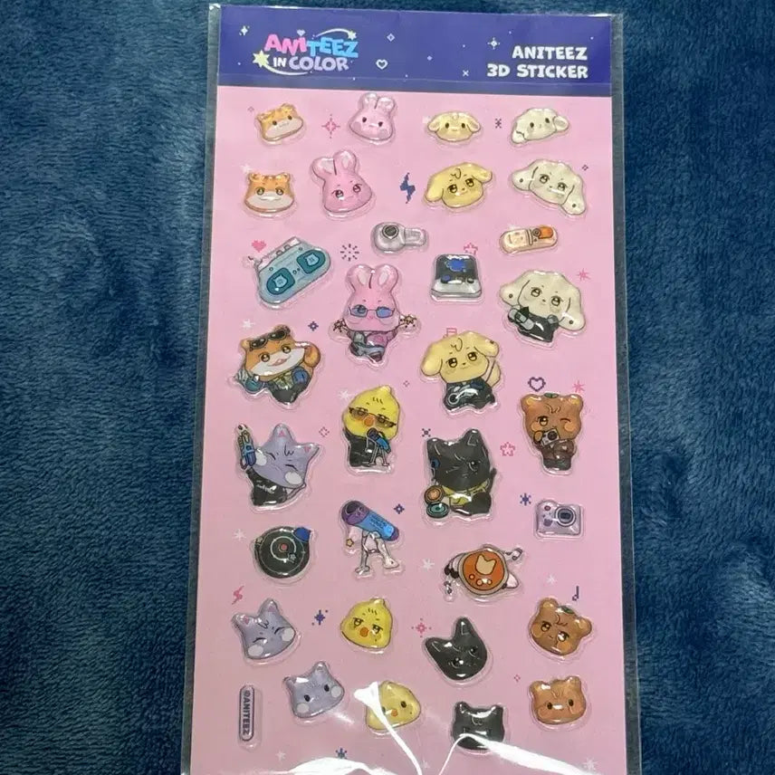 [BUNJANG] ATEEZ X ANITEEZ 3D Lenticular Stickers / 에이티즈 애니티즈 3D 입체 스티커 양도