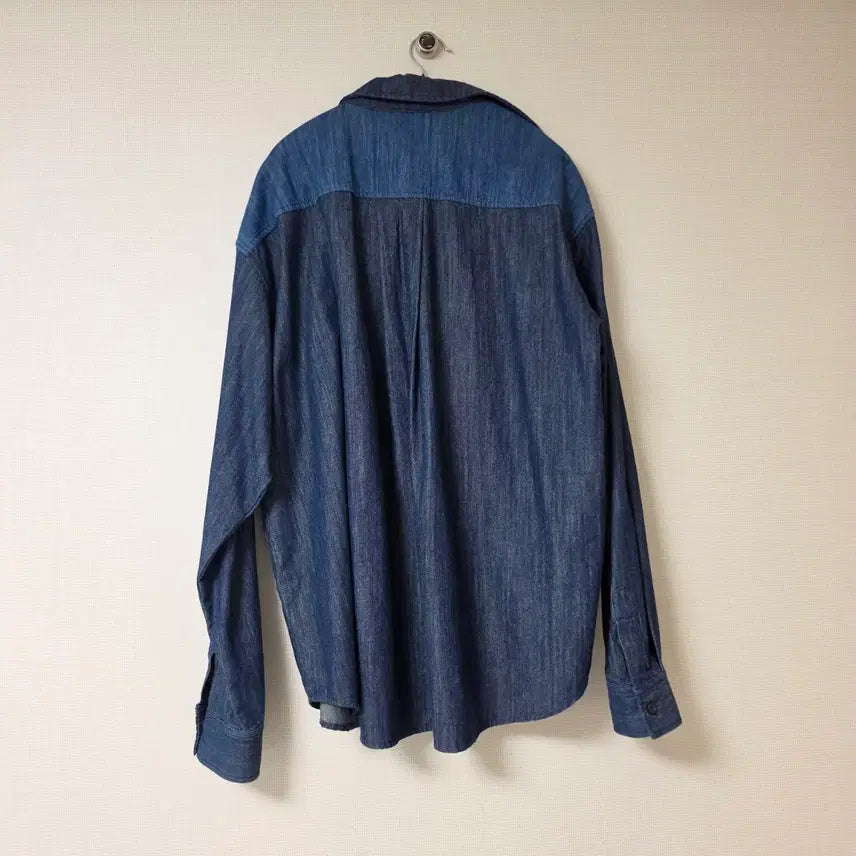 [BUNJANG] RM Indigo Denim Shirt / 인디고 데님셔츠 알엠 rm 남준 indigo 청남방