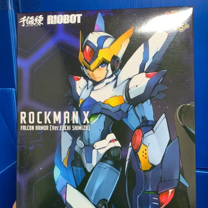 [BUNJANG] RIOBOT Mega Man X Falcon Armor Eiichi Shimizu Ver. / (개봉전시)RIOBOT 록맨 X 팔콘 아머 [Eiichi Shimizu Ver.]