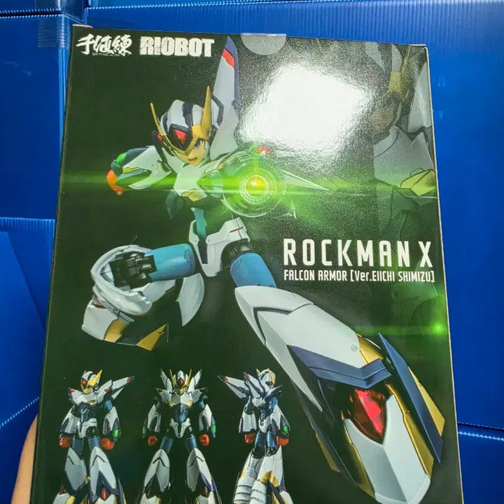 [BUNJANG] RIOBOT Mega Man X Falcon Armor Eiichi Shimizu Ver. / (개봉전시)RIOBOT 록맨 X 팔콘 아머 [Eiichi Shimizu Ver.]