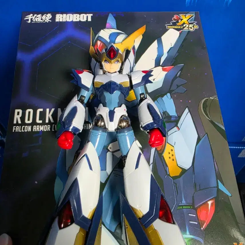 [BUNJANG] RIOBOT Mega Man X Falcon Armor Eiichi Shimizu Ver. / (개봉전시)RIOBOT 록맨 X 팔콘 아머 [Eiichi Shimizu Ver.]