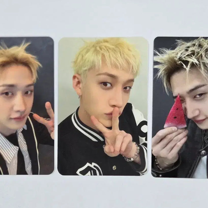 [BUNJANG] Stray Kids Bang Chan THIS&amp;THAT Withmuu Music Korea POB Bundle Set Photocard / SKZ 스키즈 방찬 THIS&amp;THAT 위드뮤 뮤직코리아 팬즈 특전 포토카드