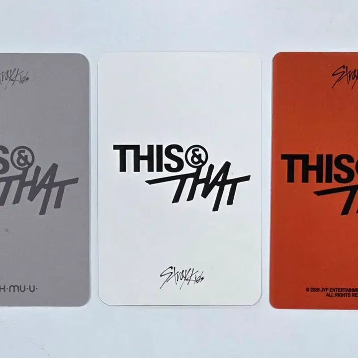 [BUNJANG] Stray Kids Bang Chan THIS&amp;THAT Withmuu Music Korea POB Bundle Set Photocard / SKZ 스키즈 방찬 THIS&amp;THAT 위드뮤 뮤직코리아 팬즈 특전 포토카드