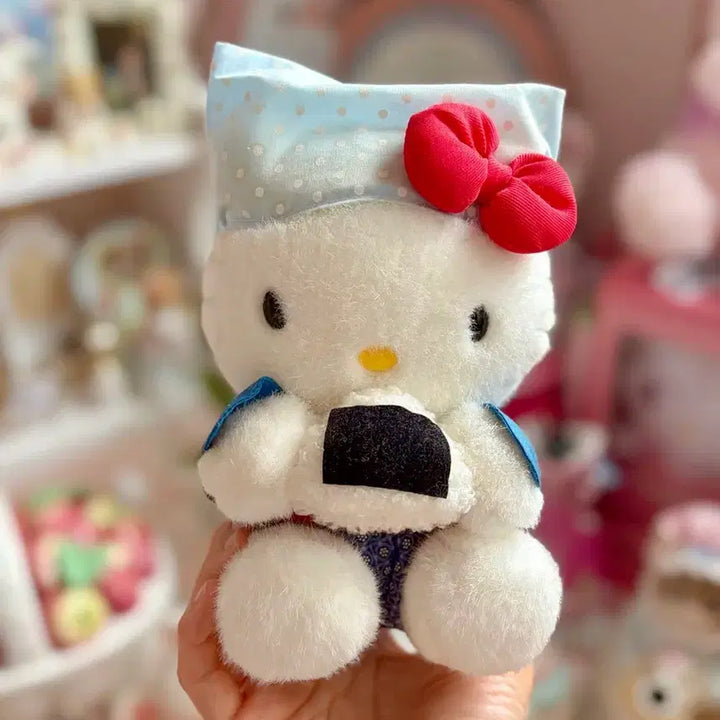 [BUNJANG] 1998 Sanrio Hello Kitty Nigata Limited Edition Onigiri Plush / 고전 산리오 헬로키티 니가타 지역한정 주먹밥 인형