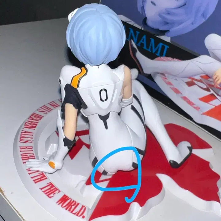 [BUNJANG] Evangelion Rei Ayanami Flash A Smile Figure / 에반게리온 레이 flash a smile 피규어