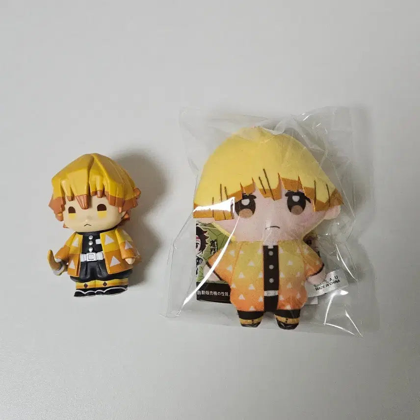 [BUNJANG] Demon Slayer Zenitsu Bundle Set - Papermas &amp; CapuCo Friends Plush / (일괄판매) 귀멸의 칼날 귀칼 젠이츠 파페마스, 카푸코프렌즈 누이 일괄 판매