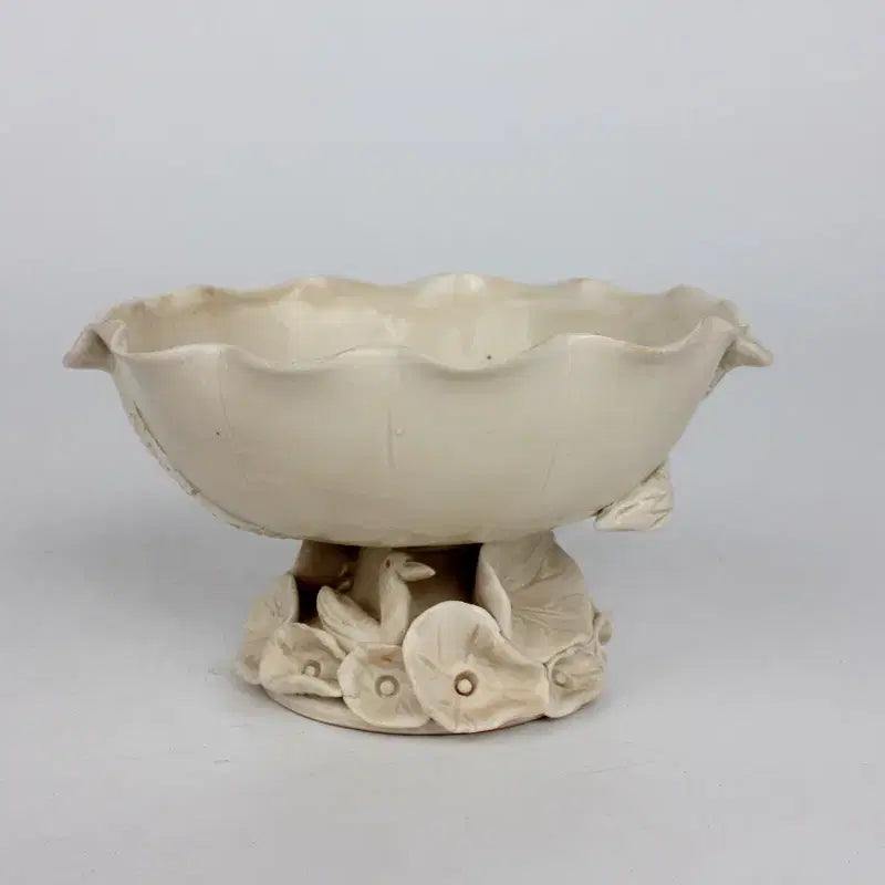 [BUNJANG] Jingdezhen Carved Celadon Porcelain Brush Washer with Mandarin Ducks and Lotus Motif / 정요음각연못원앙새연입문양 필세. 이벤트