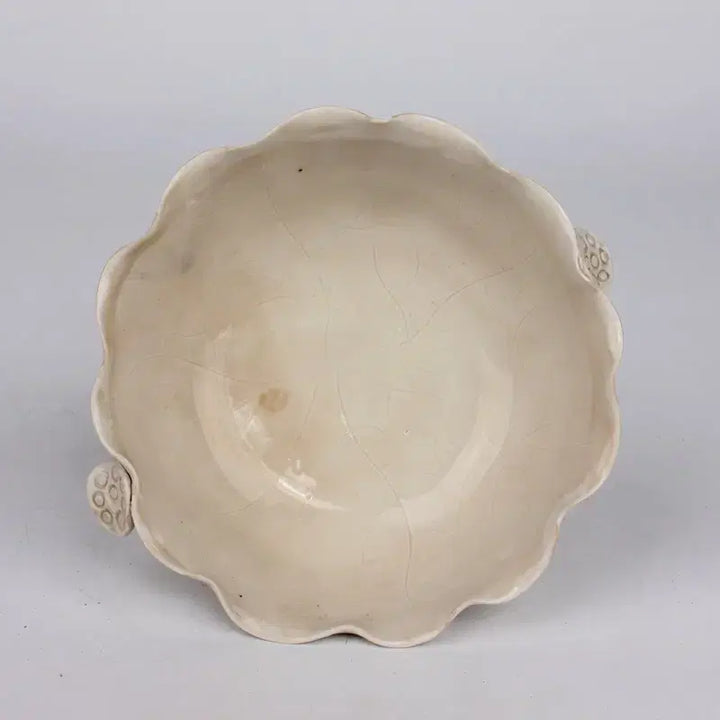 [BUNJANG] Jingdezhen Carved Celadon Porcelain Brush Washer with Mandarin Ducks and Lotus Motif / 정요음각연못원앙새연입문양 필세. 이벤트