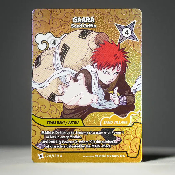 [BUNJANG] Naruto Mythos TCG Official English Edition R Alt Art Cards (Gaara, Kakashi, Tsunade) - Set of 3 / [무료배송] 나루토 Mythos 정품 &