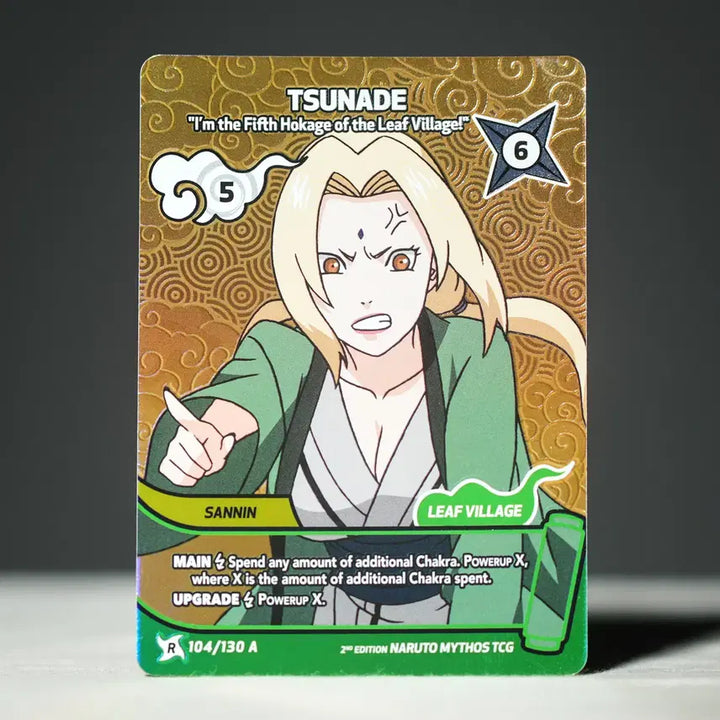[BUNJANG] Naruto Mythos TCG Official English Edition R Alt Art Cards (Gaara, Kakashi, Tsunade) - Set of 3 / [무료배송] 나루토 Mythos 정품 &
