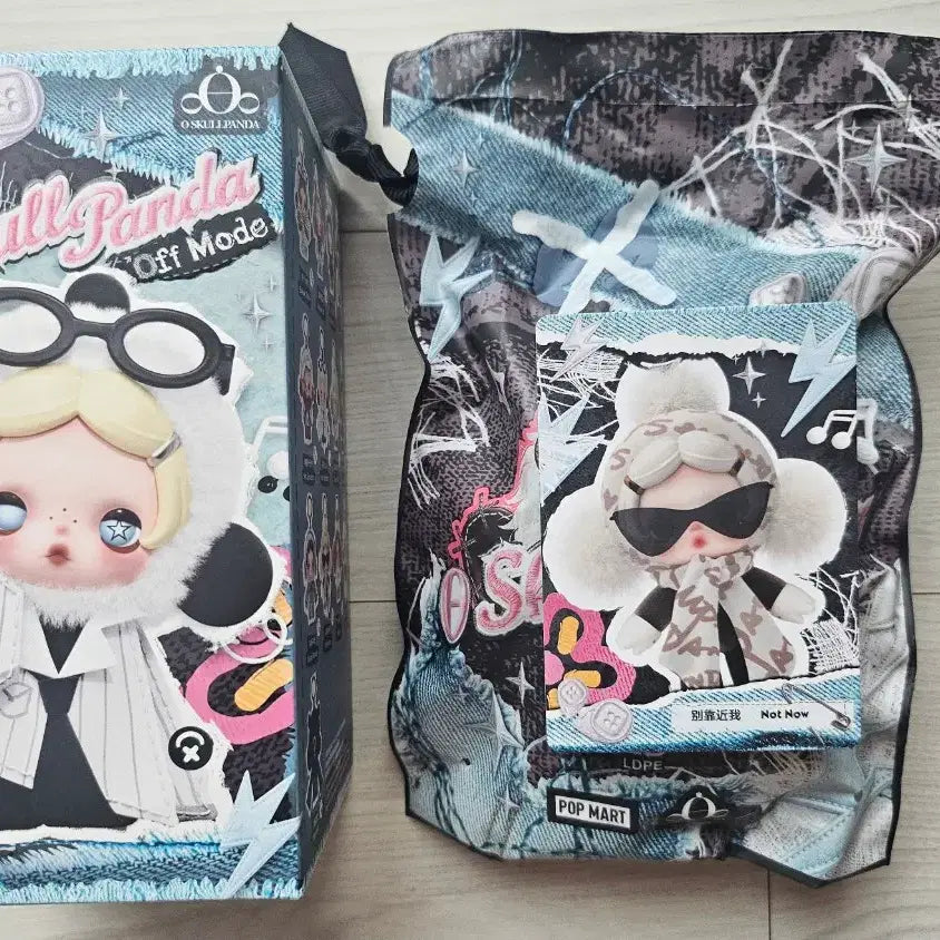 [BUNJANG] Skullpanda Off Not Now Keychain Sealed / [ 정품 미개봉 ] 스컬판다 off 오프 낫나우 not now