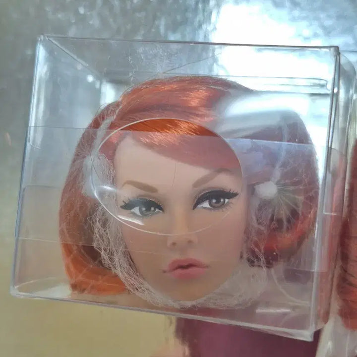 [BUNJANG] Popovy Dolls Headup Carroty Head &amp; Hairpiece Set / 포피파커 헤즈업 당근이 헤드 헤어피스