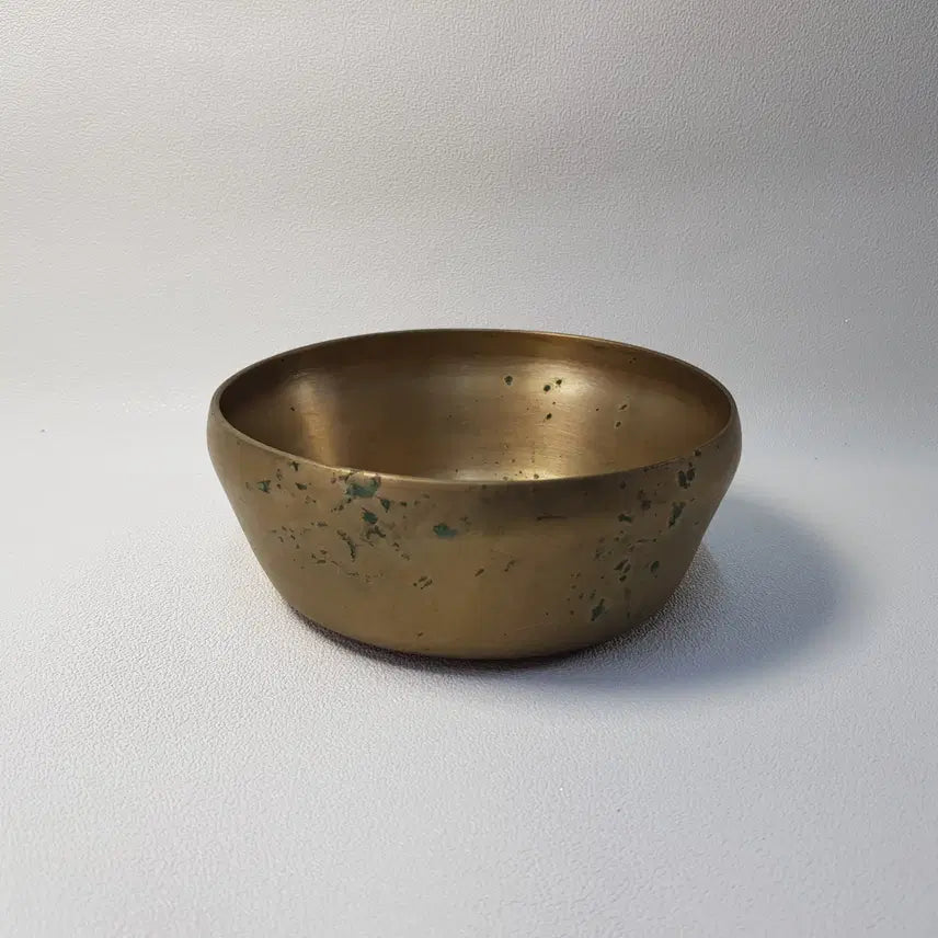 [BUNJANG] Traditional Korean Bangjja Yugi Large Bowl / 전통 낙관 방짜유기 대형 대접 국그릇 밥공기