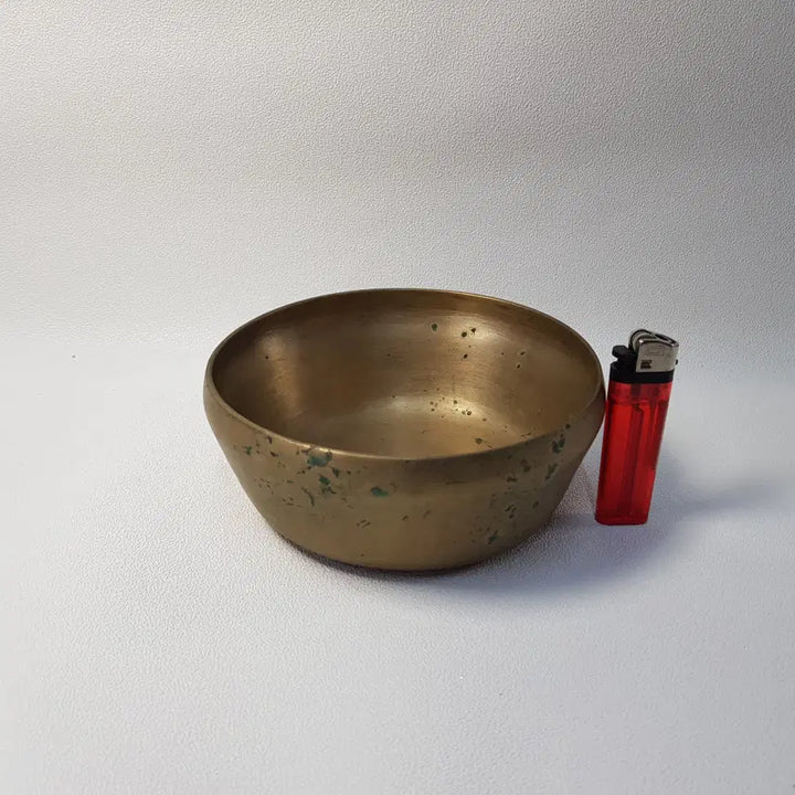 [BUNJANG] Traditional Korean Bangjja Yugi Large Bowl / 전통 낙관 방짜유기 대형 대접 국그릇 밥공기