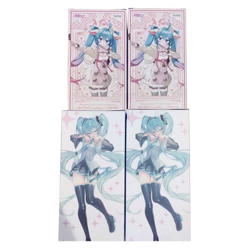 [BUNJANG] Hatsune Miku T-most &amp; Wonderland Wolf and the Seven Young Goats Set / (미개봉) 하츠네 미쿠 T-most &amp; 원더랜드 늑대와 일곱 마리 아기 염소 피규어 2종 일괄 세트