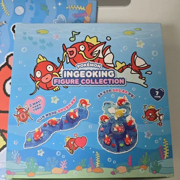 [BUNJANG] Koi Fish Figurines Collection (7 Types) Sealed / 잠실 무릉도원 잉어킹 피규어 컬렉션(7종) 팝니다.(미개봉)