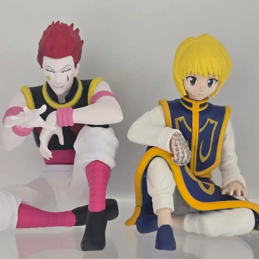 [BUNJANG] Hunter x Hunter Hisoka &amp; Chrollo Lucilfer Swarasetai Acrylic Stand (Opened) / [개봉품] 헌터헌터 스와라세타이 히소카 크라피카 2종