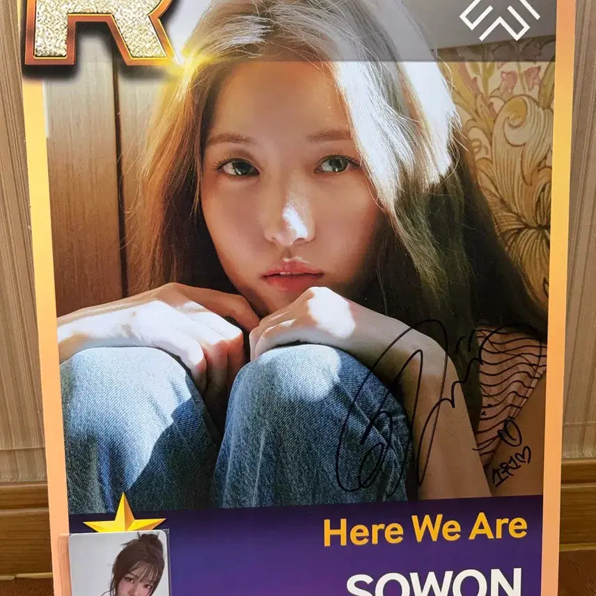 [BUNJANG] GFRIEND Sowon Autographed Panel (Shoosuji Event) / 여자친구 소원 슈스지 싸인 판넬