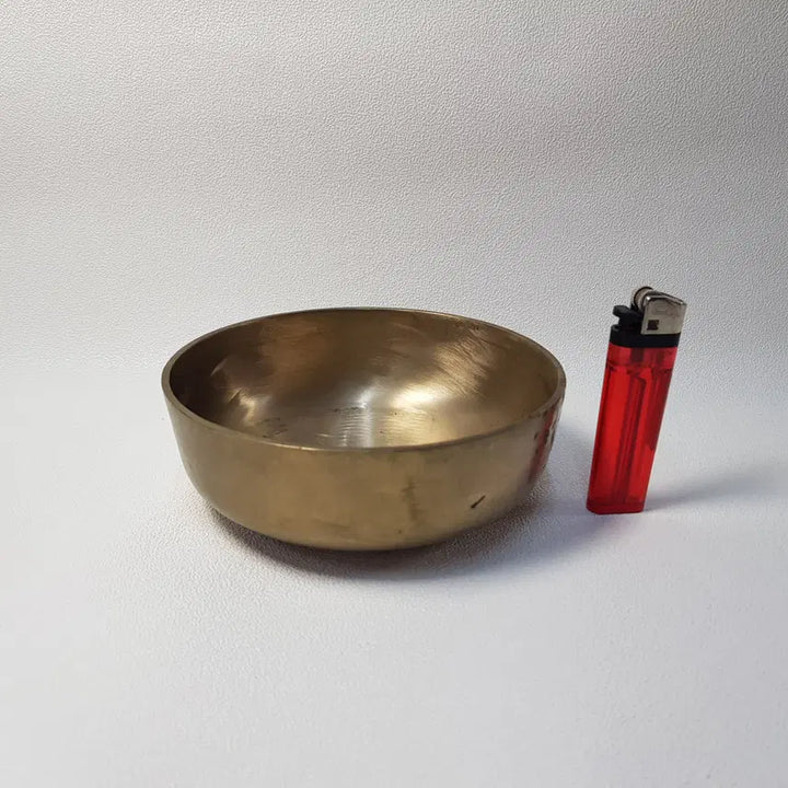 [BUNJANG] Brass Bangjja Yugi Serving Dish / 깊은 멋의 황동 방짜 놋그릇 찬기