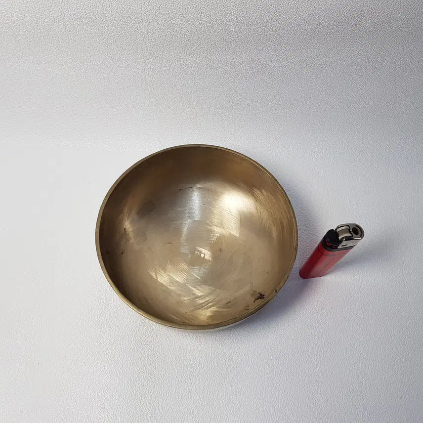 [BUNJANG] Brass Bangjja Yugi Serving Dish / 깊은 멋의 황동 방짜 놋그릇 찬기