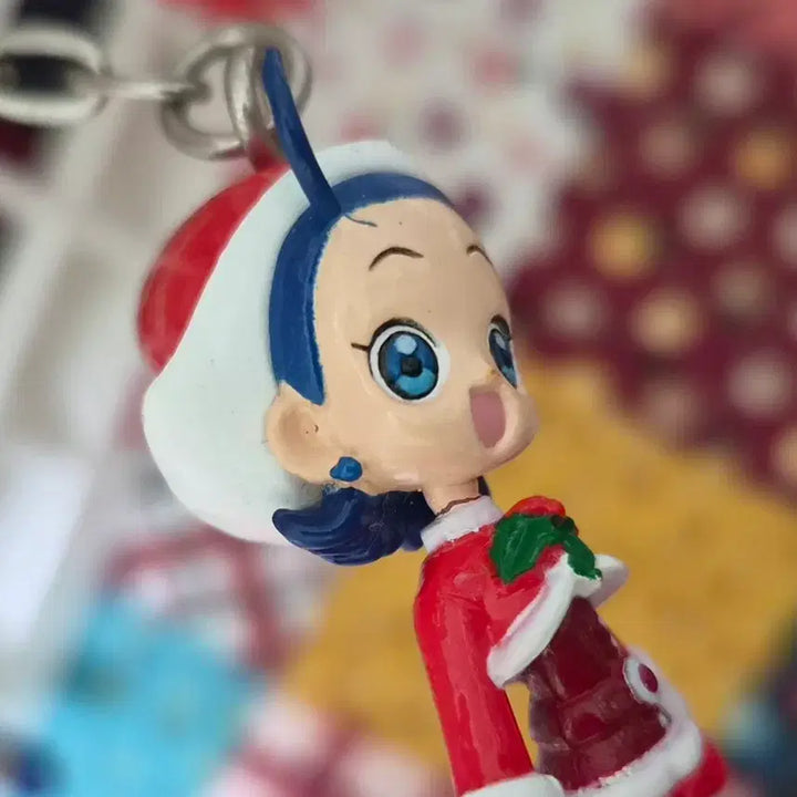 [BUNJANG] Ojamajo Doremi Christmas Keyring Set / 고전 꼬마마법사레미 오자마녀도레미 크리스마스 키링 6종