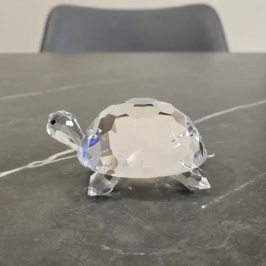 [BUNJANG] Vintage Crystal Turtle Figurine / 빈티지 크리스탈 거북이
