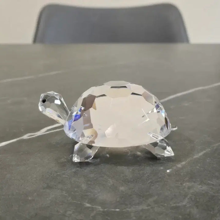 [BUNJANG] Vintage Crystal Turtle Figurine / 빈티지 크리스탈 거북이