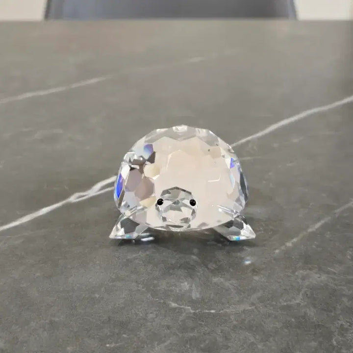 [BUNJANG] Vintage Crystal Turtle Figurine / 빈티지 크리스탈 거북이