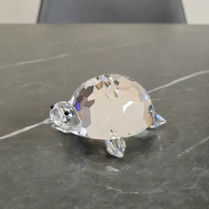 [BUNJANG] Vintage Crystal Turtle Figurine / 빈티지 크리스탈 거북이