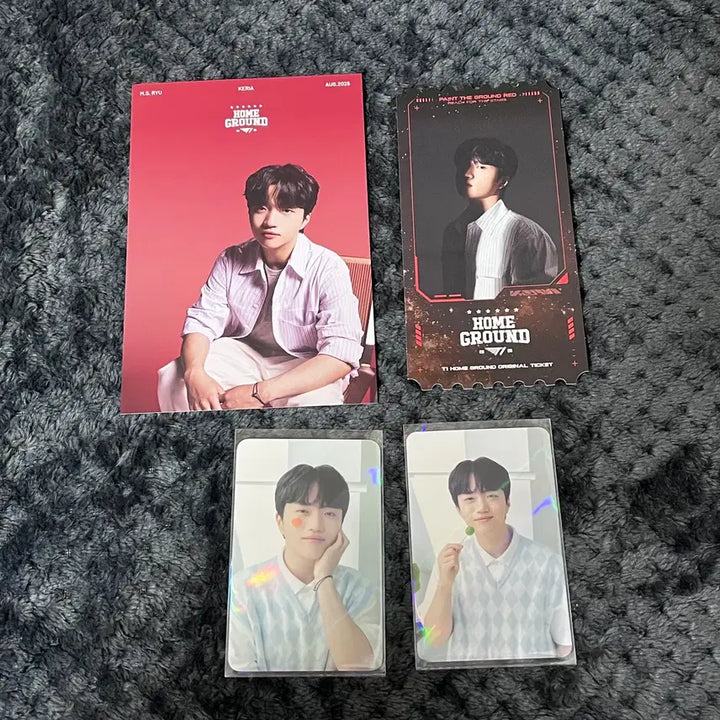 [BUNJANG] T1 Keria Homeground Day 2 Ticket, Postcard + Woongjin D.U.R.U Shot Photocard / [케리아] T1 티원 홈그라운드 2일차 티켓, 엽서+대웅제약 우루샷 포카