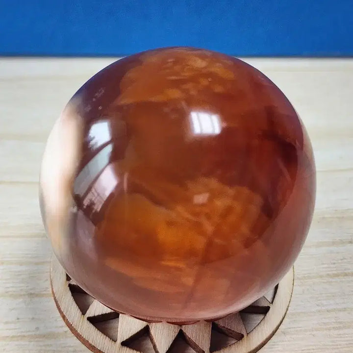[BUNJANG] Natural Crystal Kyanite Sphere with Stand (4.5cm, 164g) / 천연크리스탈 카를레이나 구체 + 받침대