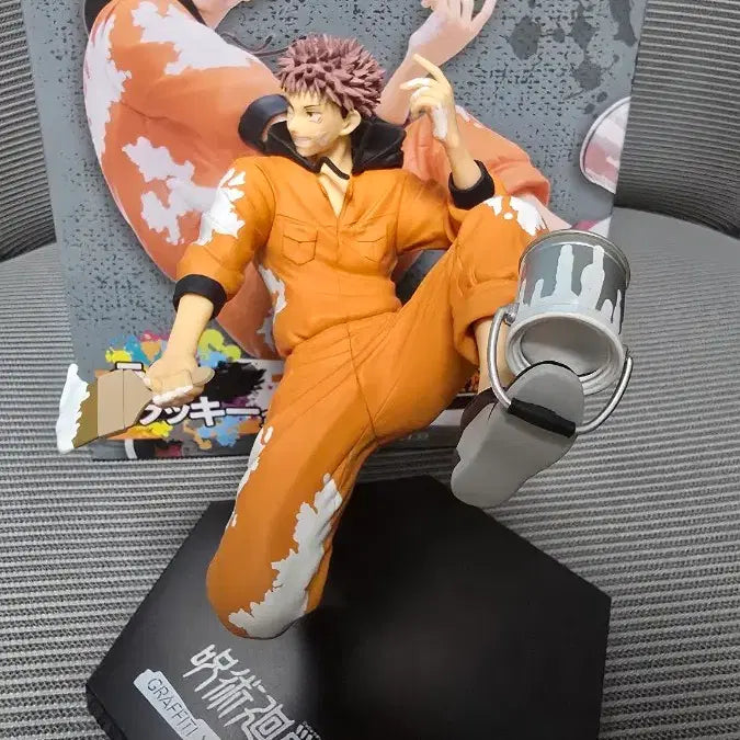 [BUNJANG] Jujutsu Kaisen Sega Ichiban Kuji Last One Prize Graffiti Yuji Itadori Figure / 주술회전 세가 제일복권 라스트원상 그라피티 이타도리 유지 피규어