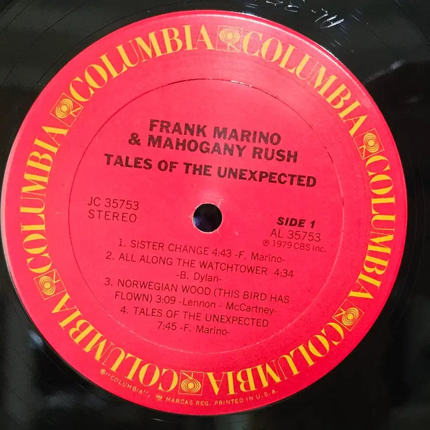 [BUNJANG] Frank Marino &amp; Mahogany Rush Tales Of The Unexpected LP (US 1st Pressing, 1979) / Frank Marino &amp; Mahogany Rush - Tales Of The Unexpected LP