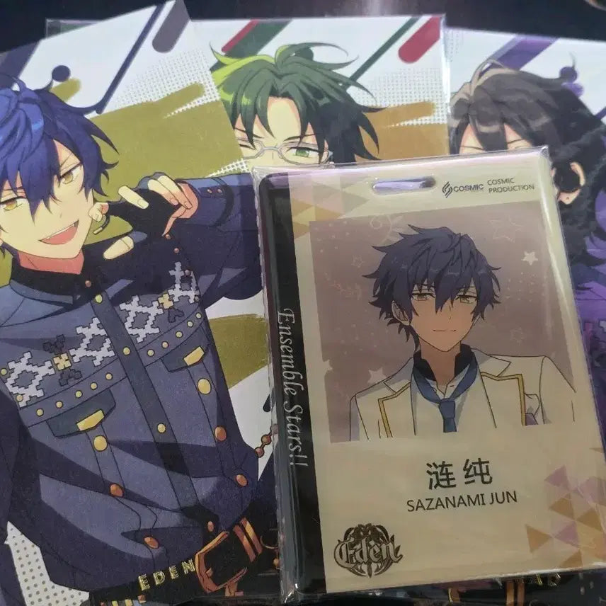 [BUNJANG] Ensemble Stars! Jun Shion Employee ID Card + 5th Anniversary Postcard Set / 앙스타 중스타 쥰 사원증 + 5주년 엽서팝니다