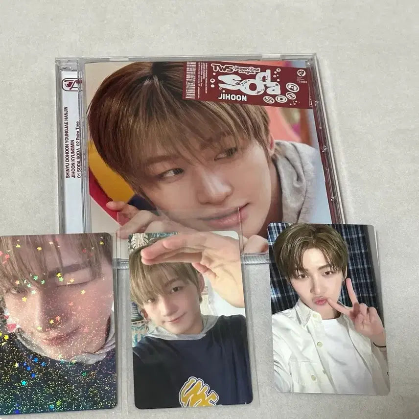 [BUNJANG] TWS Jihoon Sealed Solo Album + POB Photocard SodaSoda Bundle Set / 투어스 지훈 미개봉 솔로반+특전 포토카 소다소다 세트 일괄 양도 tws sodasoda