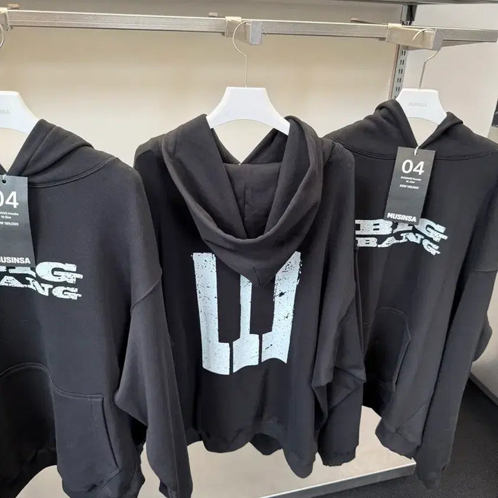 [BUNJANG] BIGBANG XX Cosmos Hoodie Black XL / XL)빅뱅 2026-2027 월드 투어 XX : 코스모스 후드 블랙