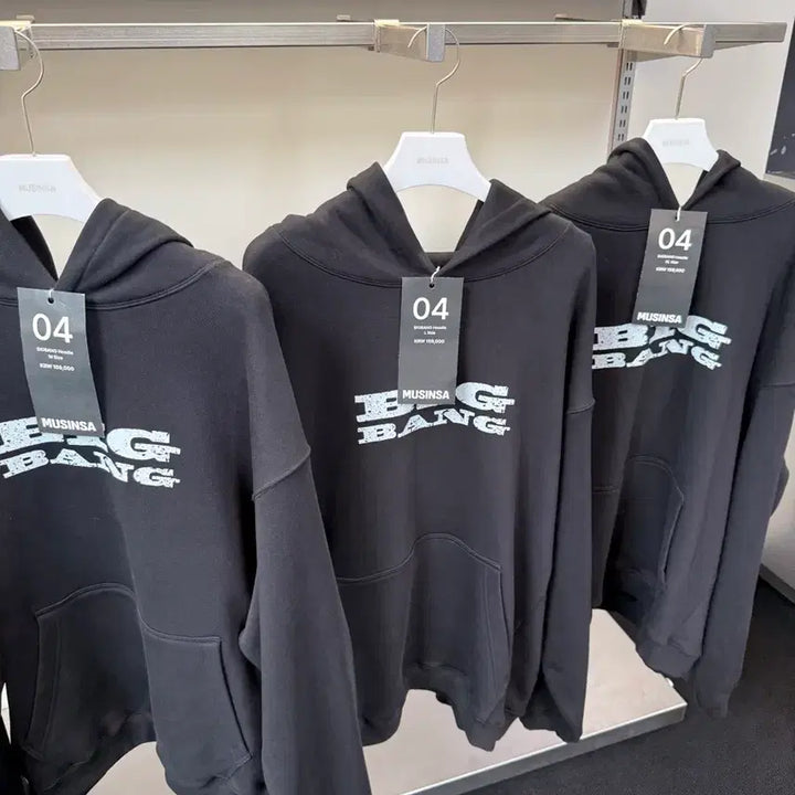 [BUNJANG] BIGBANG XX Cosmos Hoodie Black XL / XL)빅뱅 2026-2027 월드 투어 XX : 코스모스 후드 블랙