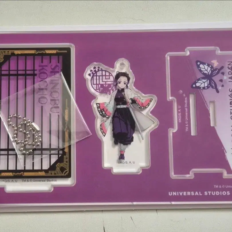 [BUNJANG] Demon Slayer Shinobu Acrylic Stand Keyring (New) / 유니버셜) 귀멸의 칼날 시노부 아크릴 스탠드 키링 새상품