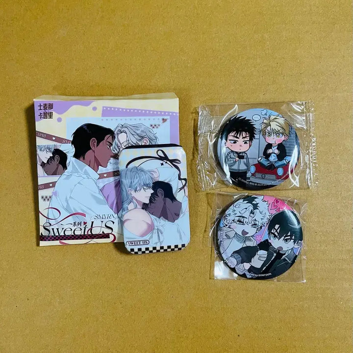 [BUNJANG] Stray Kids "The sound" Character Goods 3종 Can Badge Set / 스앤카 드버하 이물의집에 캔뱃지 3종