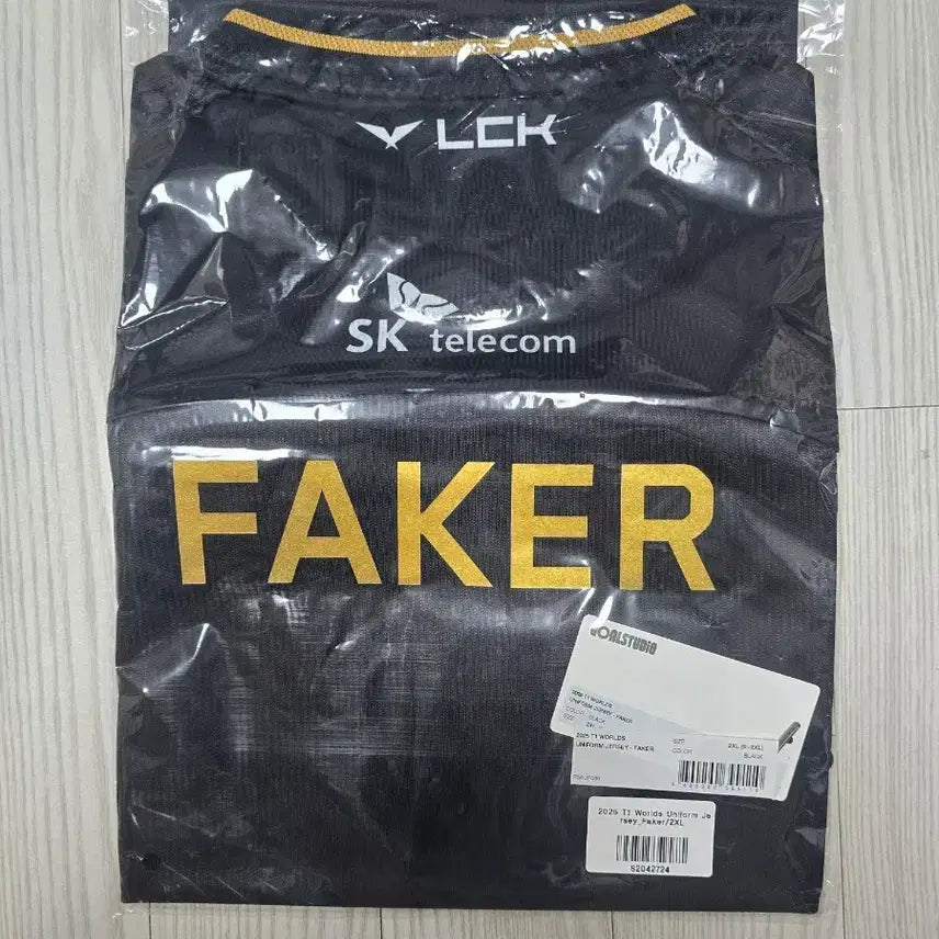 [BUNJANG] T1 Faker 2025 Worlds Jersey / 2025 월즈 T1 페이커 유니폼 저지 판매합니다