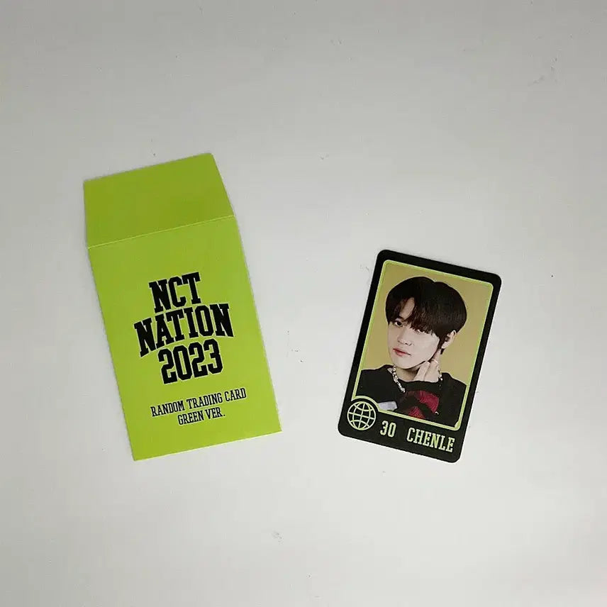[BUNJANG] NCT Chenle NCT Nation: To The World Trading Card Green Version Photocard / 엔시티 천러 엔시티 네이션 투 더 월드 트레이딩카드 그린버전 포토카드 NCT CHENLE NCT NATION : To The World PHOTOCARD GREEN_1